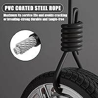 Vista 3 de Cuerda de Salto Rápida para Fitness - Cuerda de Saltar para Mujeres y Hombres con Longitud Ajustable y Mangos de Aleación y Silicona Adecuada