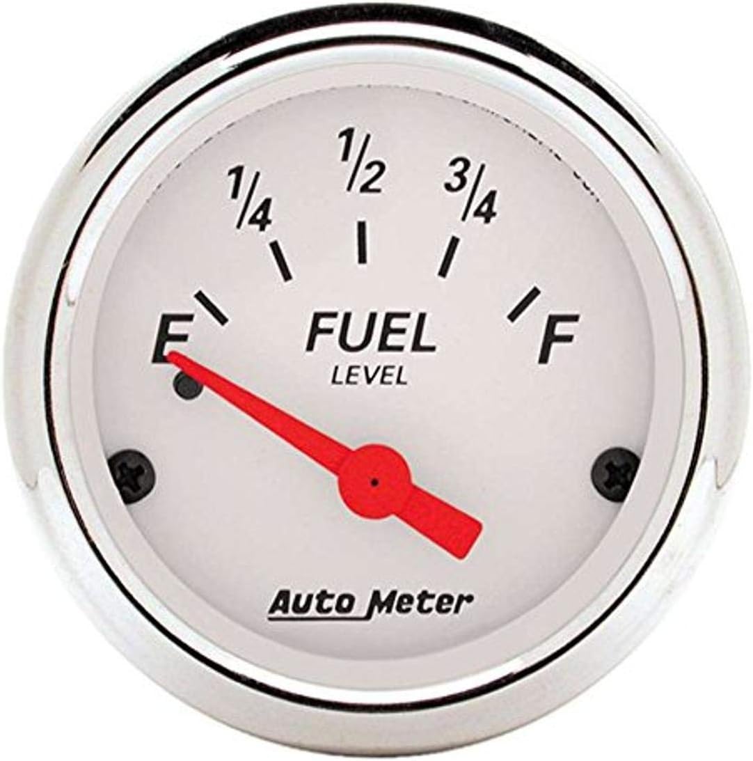 Auto Meter 1318 Arctic White Fuel Level Gauge