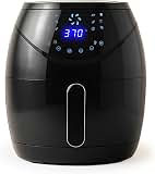 Air Fryer 6.5 QT Extra Hot Air Fryer for Crispy Cooking Bake Roast Nonstick High Gloss Black Finish Perfect for Healthy Meals Kitchen Appliance — image 1
