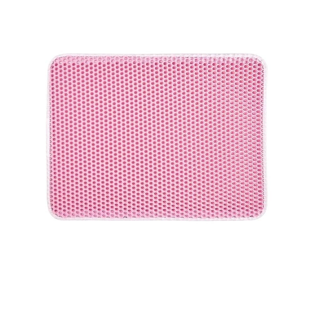 Tapis de litière pour chat avec filtre double couche résistant pour retenir les grains