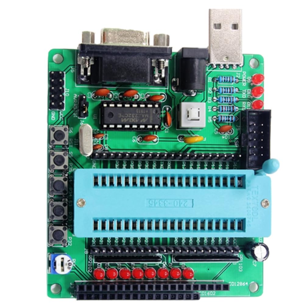 Ijsdnvjndx As Shown Diy Practice Welding Kit Serial Port Download Development Board Kit Electronic Learning Teaching Project