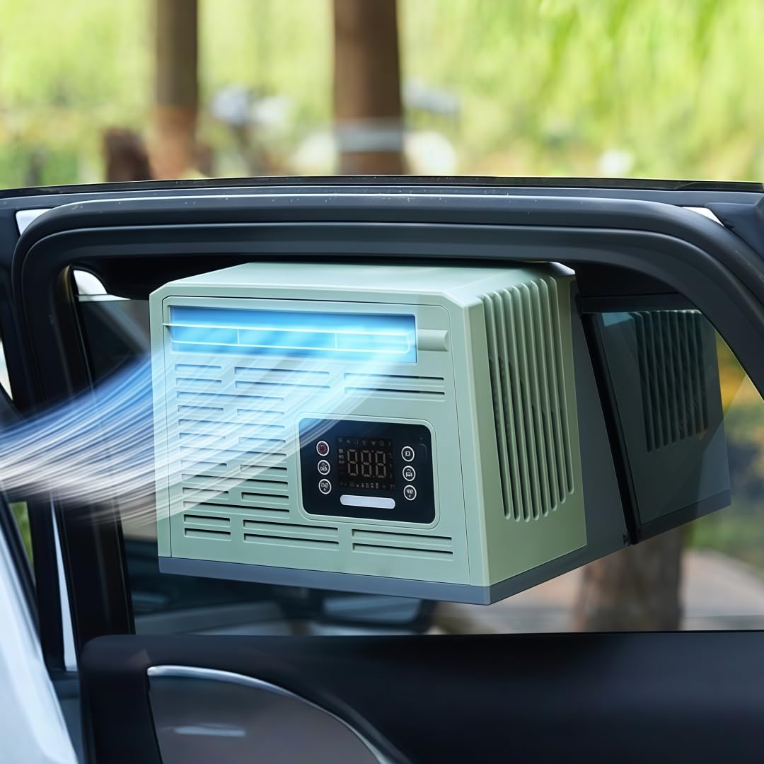 Amazon | Backolu スポットクーラー 排熱なし 移動式エアコン 車の窓に