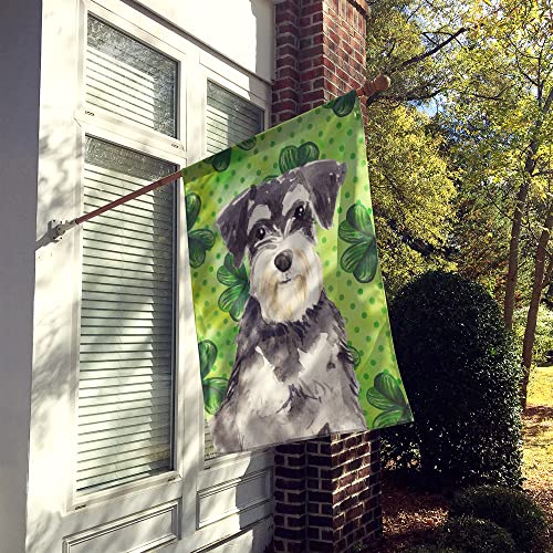 Drapeau Schnauzer de jardin grand format en tissu résistant pour décoration de maison