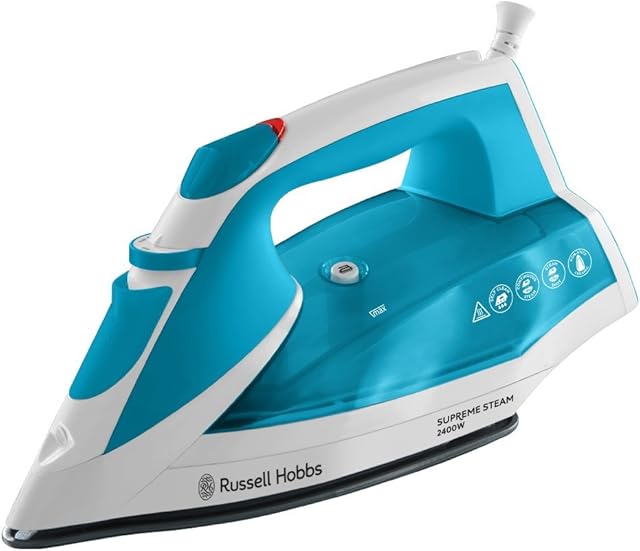 Russell Hobbs 23040 Supreme Steam Traditional Iron, 2400 W, 320 ml, Blue/White