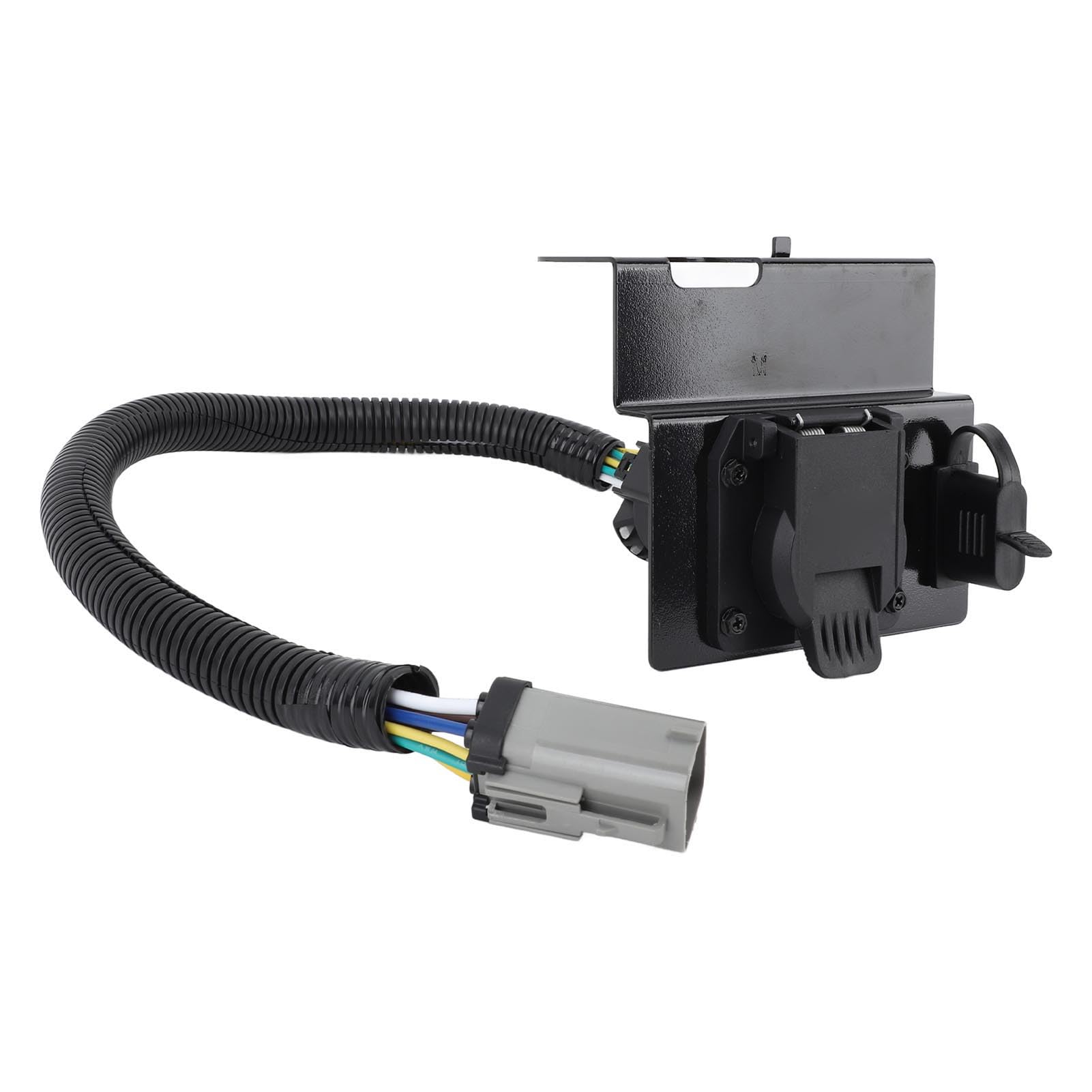 Aramox Arnés de Cables para Remolque de Remolque, Material ABS Duradero, Conexión de de 4 y 7 Pines para F-450 Super Duty y F-550 Super Duty