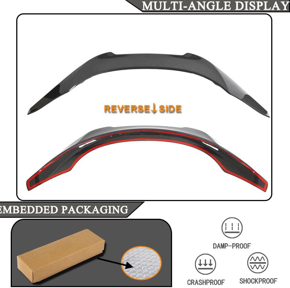 Dry Carbon Fiber Rear Trunk Spoiler for Toyota Supra A90 MK5 2019-2023 Coupe 2-Door Rear Boot Lid Duckbill Highkick Wing Lip Factory Outlet