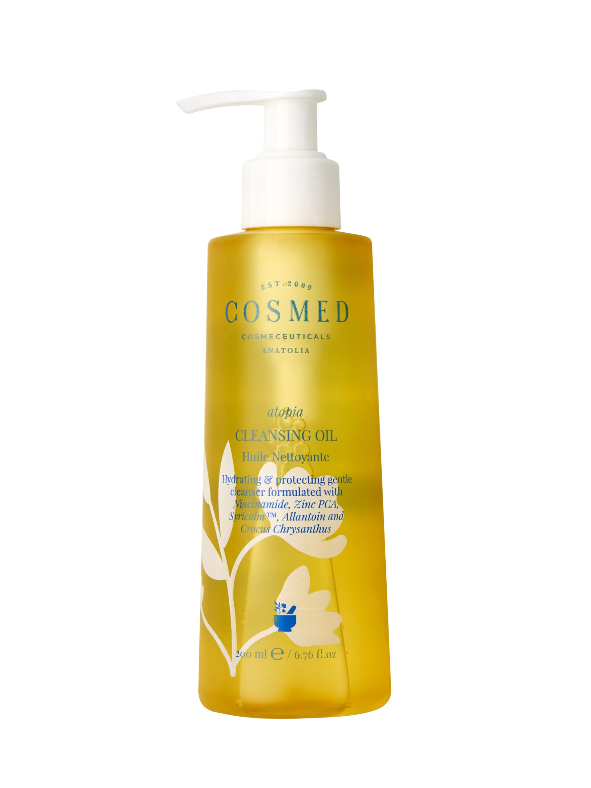 Cosmed Cleansing Oil - Olio detergente e struccante delicato con SyriCalm, Allantoina e Zinc PCA - Per tutti i tipi di pelle - Dermatologicamente testato (200)