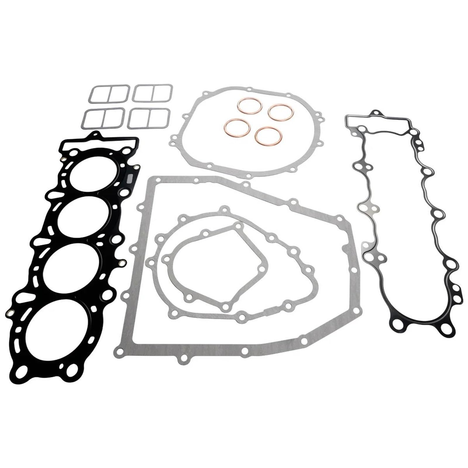 Parti di riparazione Kit Guarnizioni Coperchio Generatore Coppa Dell'olio Frizione Cilindro Motore Motocicletta Per ZZR600 2005-2008(Style 2)