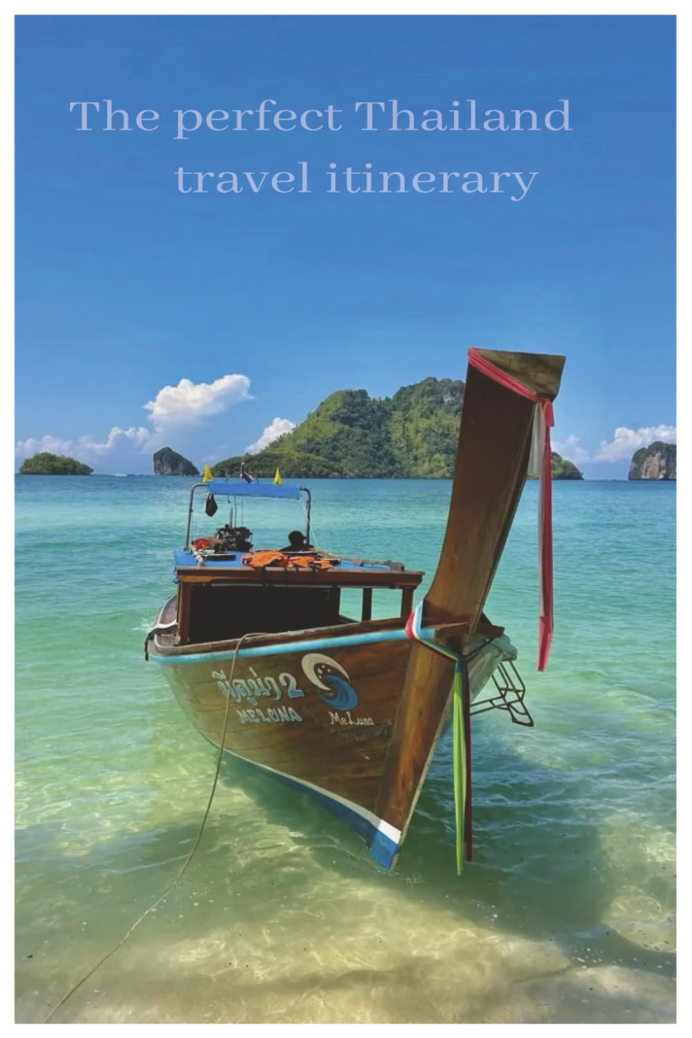The Perfect Thailand Travel Itinerary: Travel itinerary | Thailand | Travel | 6x9 inches, 30 pages | pictures included
