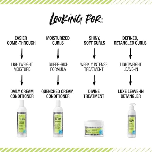 Miniatura 6 de All About Curls Acondicionador diario en crema esencial para todo tipo de cabello rizado  Fortalece  3 veces resistencia a la rotura  Sin crueldad