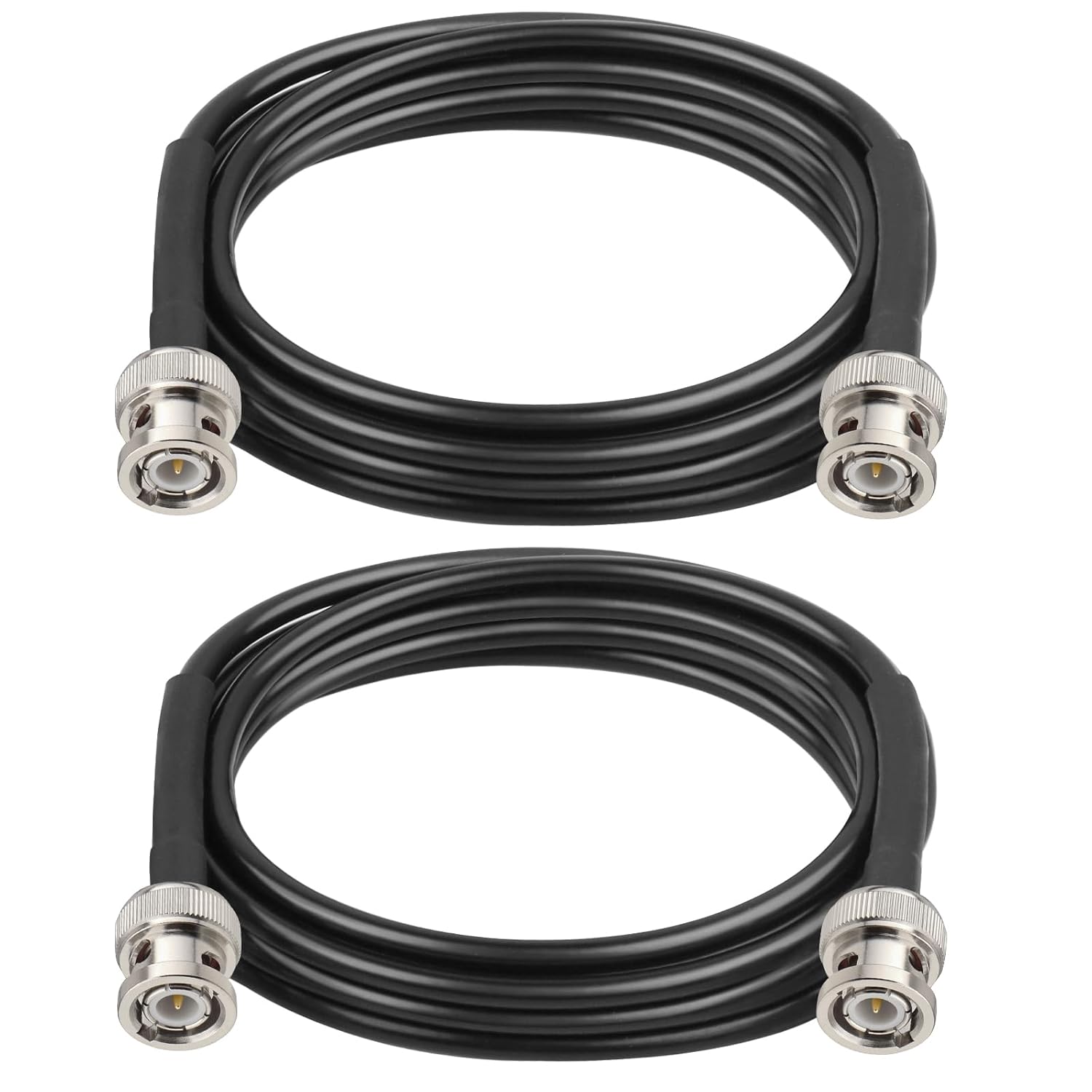 XRDS -RF 50 ohm BNC Cable 75FT, BNC Male Extension RG58 Coax for Antenna Analyzer, CB Radio, Security CCTV Camera
