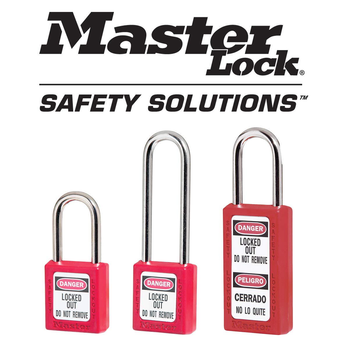Master Lock 411RED Lockout Tagout Safety Padlock with Key