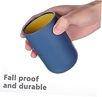 Vista 6 de 4 vasos de lavado para cepillos de dientes, soporte para cepillos de dientes, vaso de plástico, vasos de plástico para baño, tazas de baño