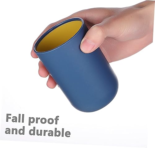 Miniatura 6 de 4 vasos de lavado para cepillos de dientes, soporte para cepillos de dientes, vaso de plástico, vasos de plástico para baño, tazas de baño de