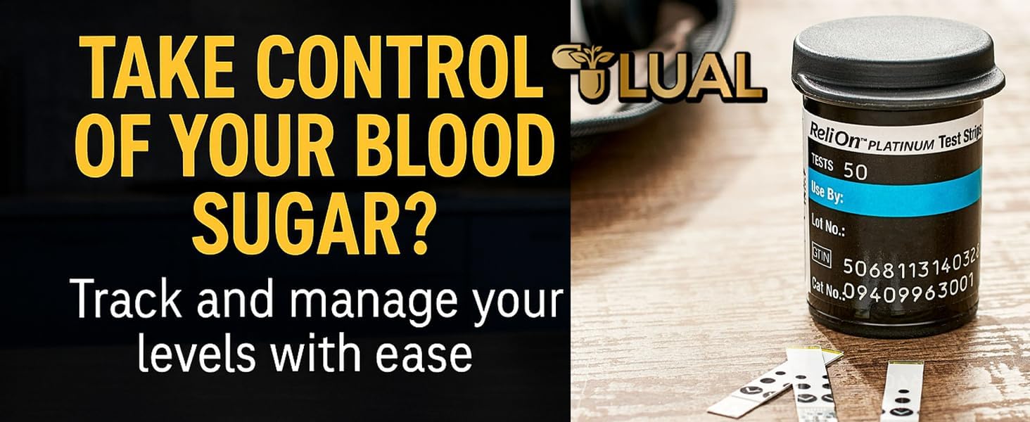 Platinum Test Strips 100 Count. Compatible with Platinum Meter, Testing Blood Glucose, Bundle with 45 Diabetes Decoded eBook Included (100 Count)