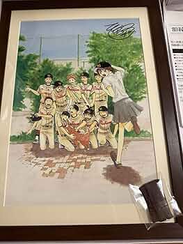 eeoくじ おおきく振りかぶって S賞 額縁入りプレミアム複製原画