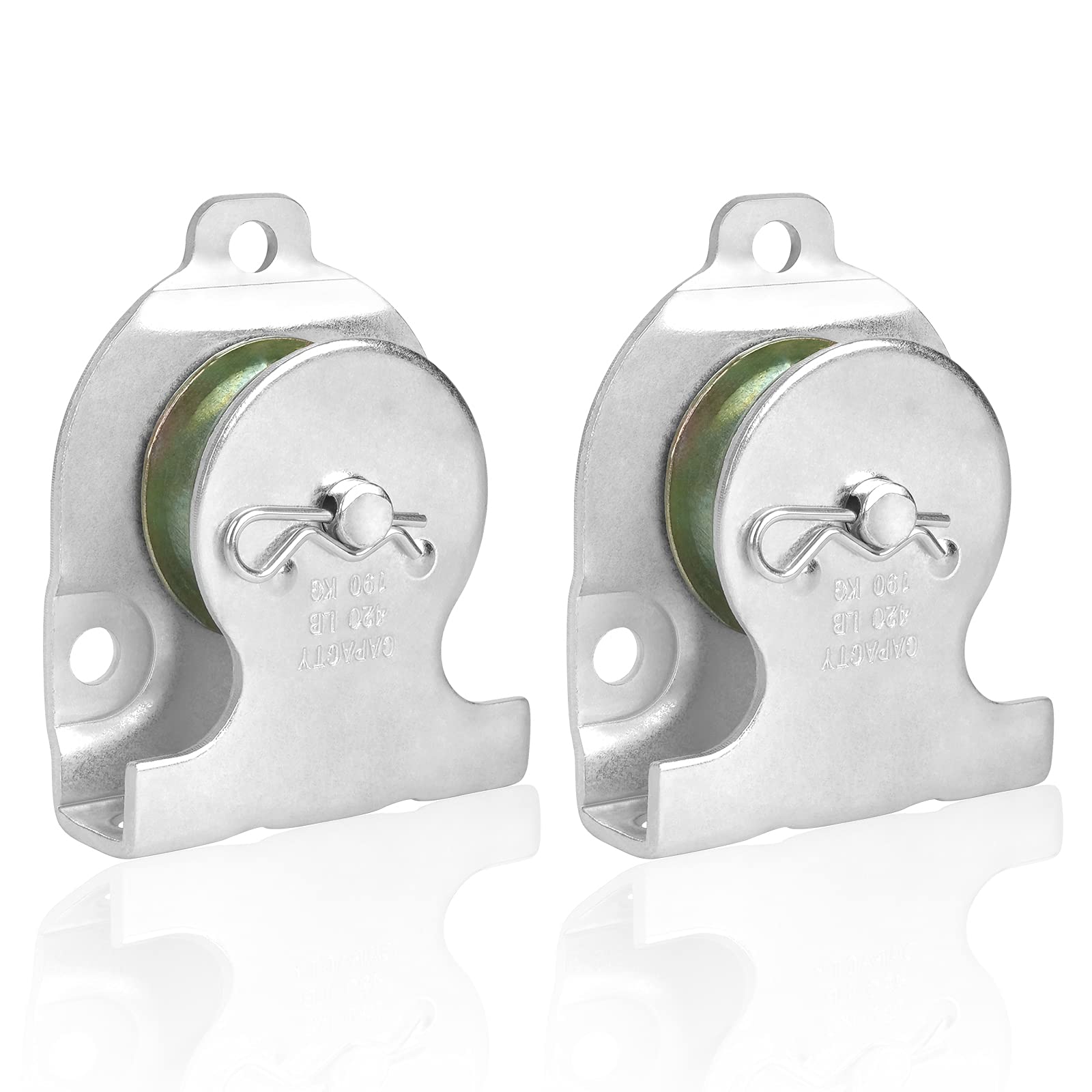 Buy HUASHENG 2 Pcs Fixed Single Pulley Pulley Ball Bearing Pulley