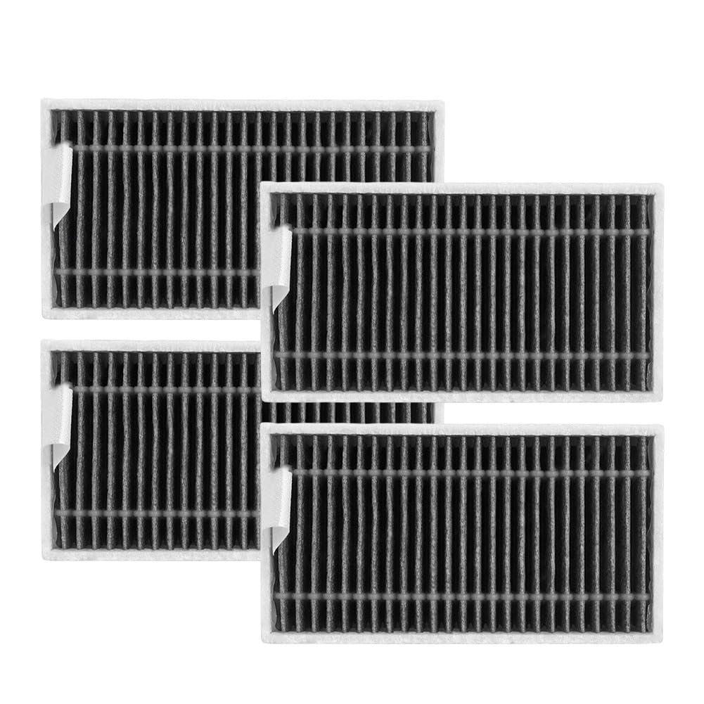 KiraKira Paquete de 10 filtros lavables para aspiradora Ecovacs Deebot T90 Pro Omni Robot, filtros de repuesto duraderos para el hogar