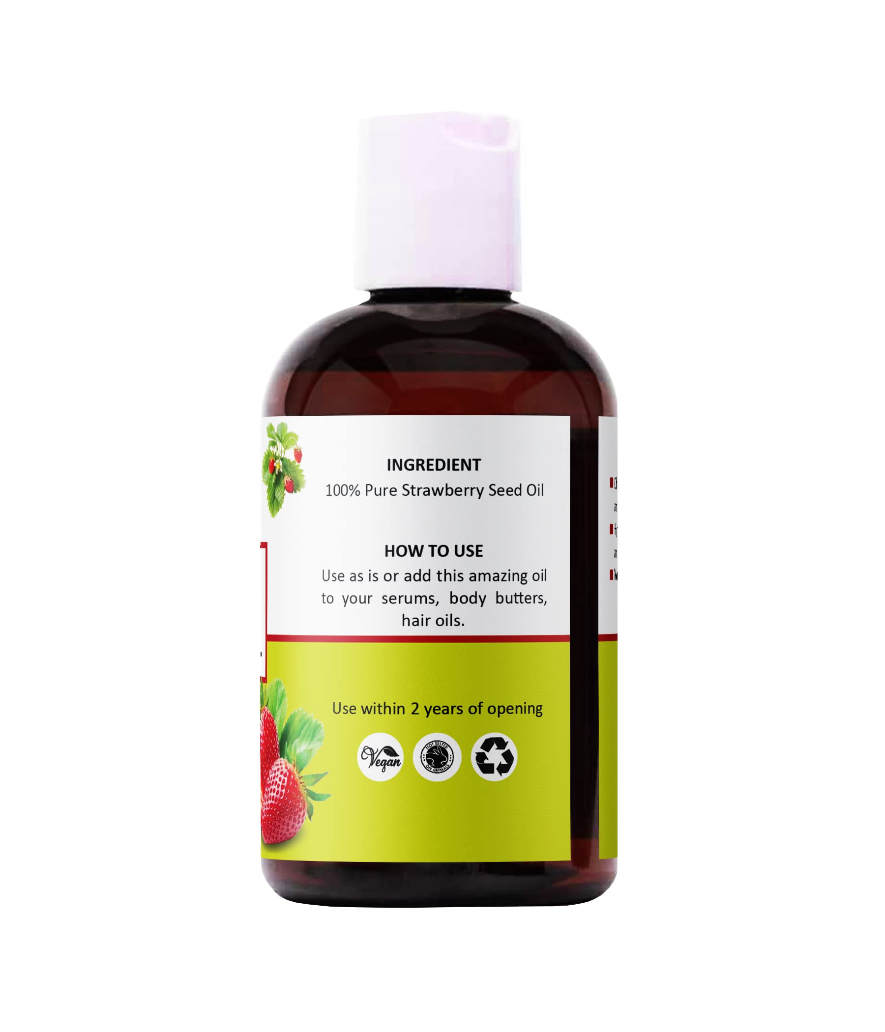UNREFINED Strawberry Seed Oil-4 OZ by OSLOVE