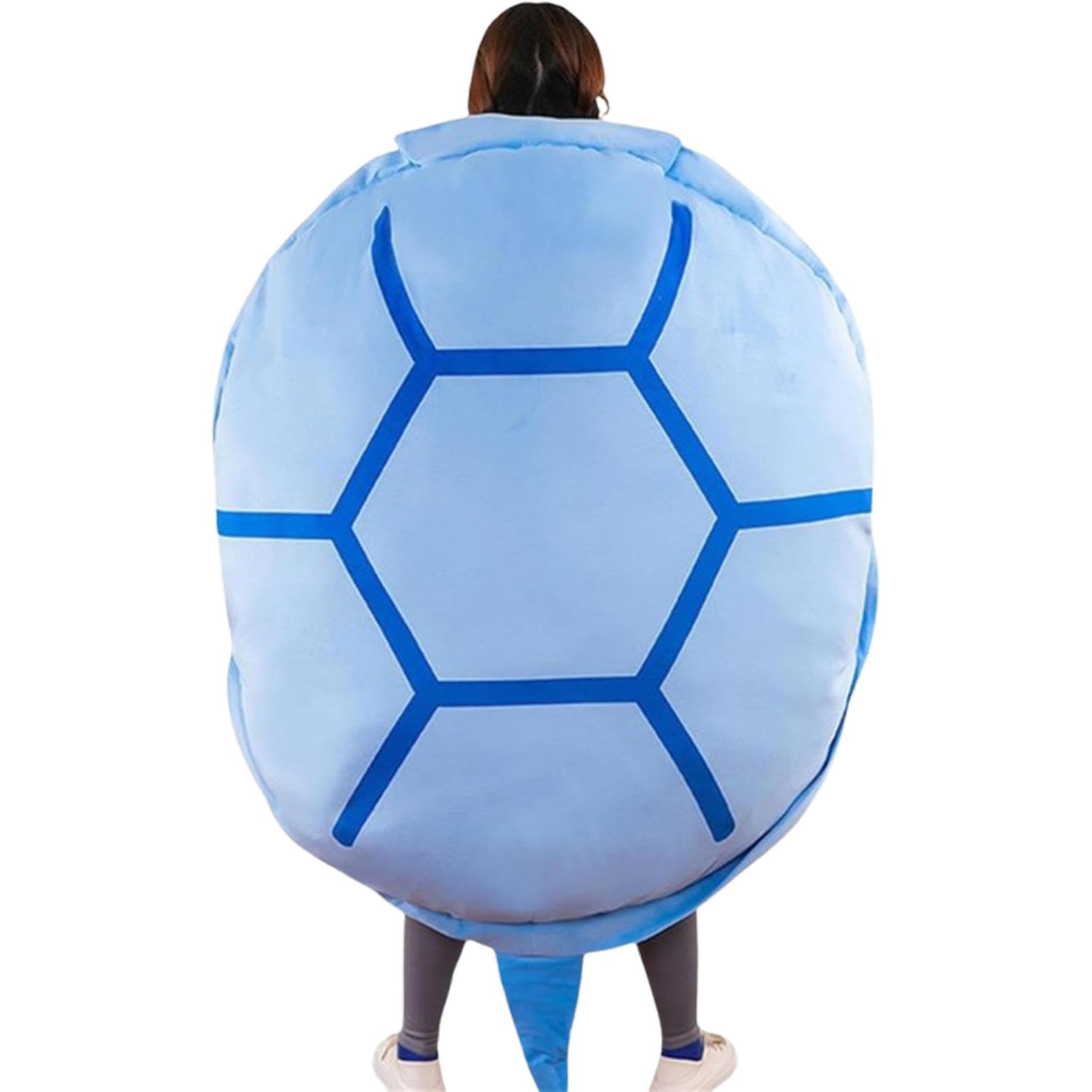 Oreiller portable en carapace de tortue géant et sac de couchage doux