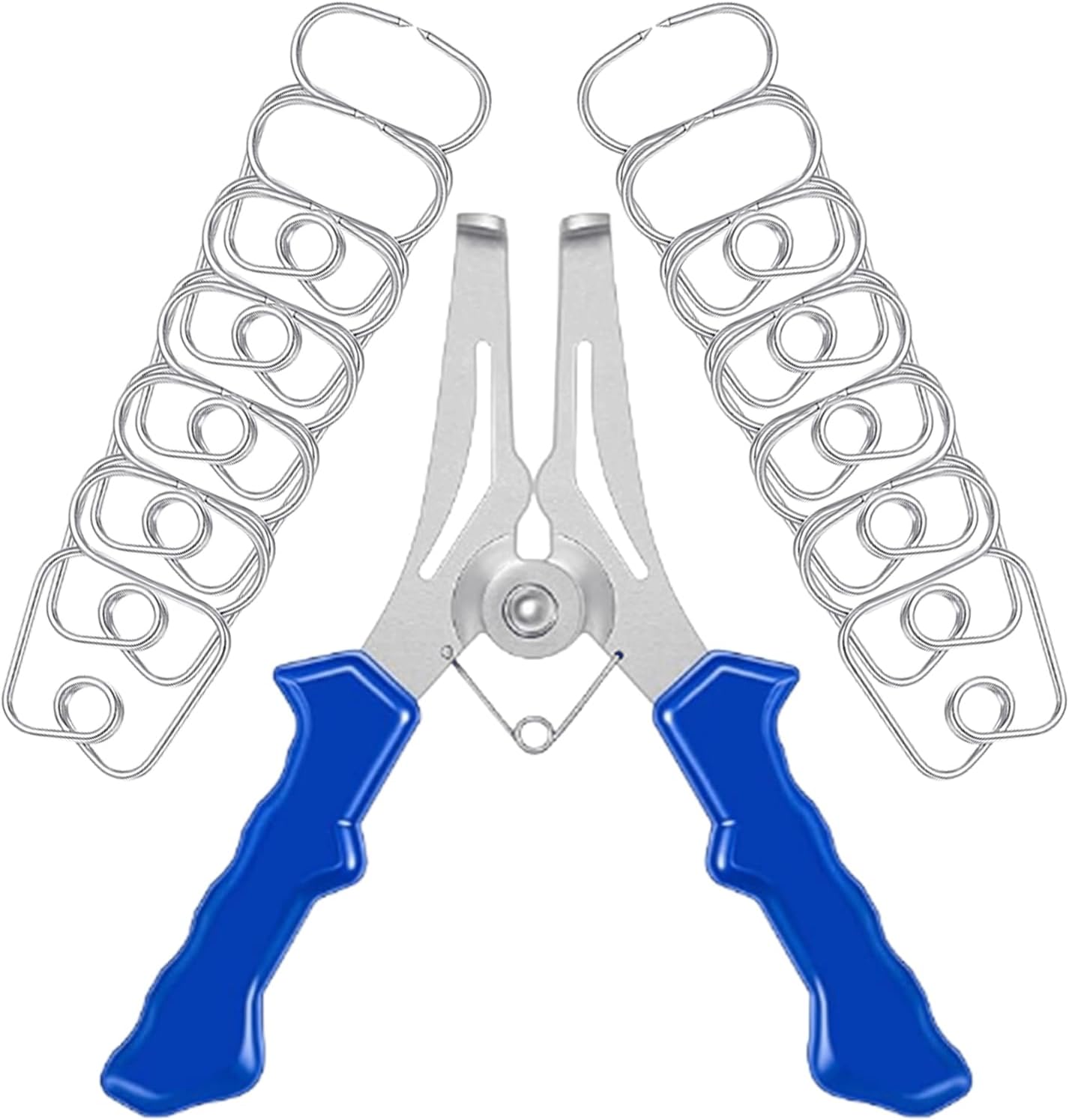 Miter Spring Clamps for Woodworking - 14 Professional Miter Spring Clamps Kit Woodworking Tools and Accessories for Wood Trim, Molding and Composite Beveled Joints