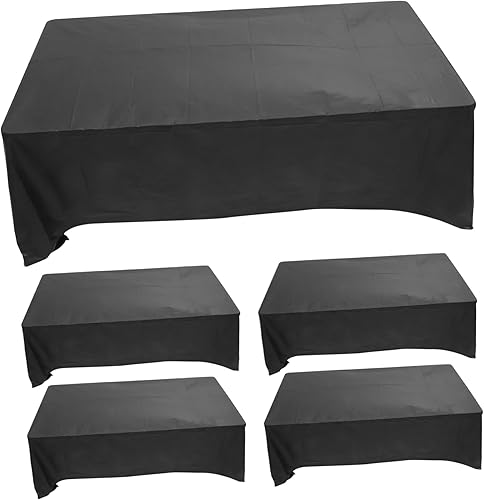 Miniatura 1 de ABOOFAN Rectangular Tablecloth 137x183cm 5pcs Grease-Proof Disposable for Party Birthday Oil-Resistant DIY Table Cover