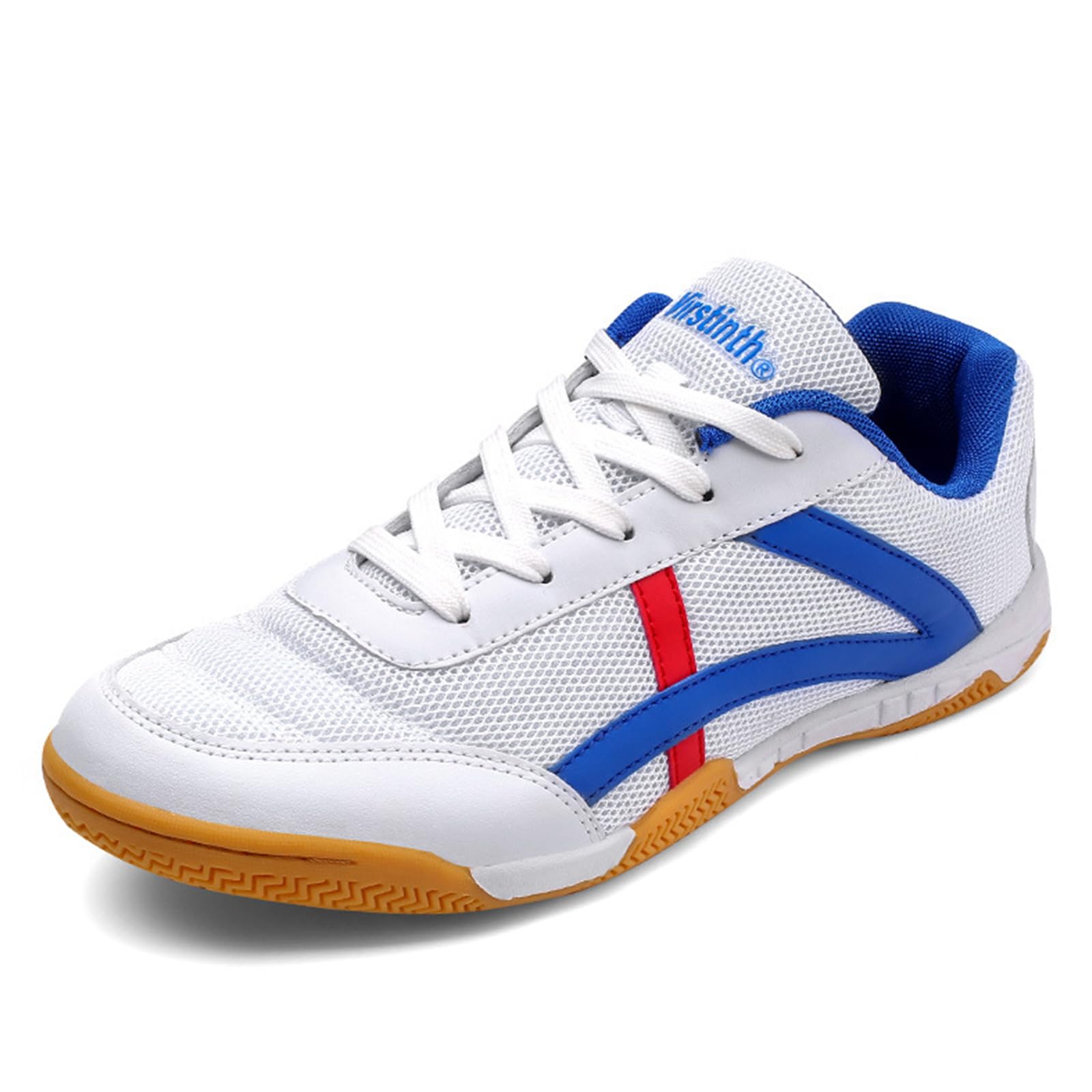 NGARY Badmintonschuhe für Erwachsene Herren Mesh Tennis Squash Turnschuhe Absorption Innenplatz Schuhe rutschfest Atmungsaktiv für Volleyball Pickleball