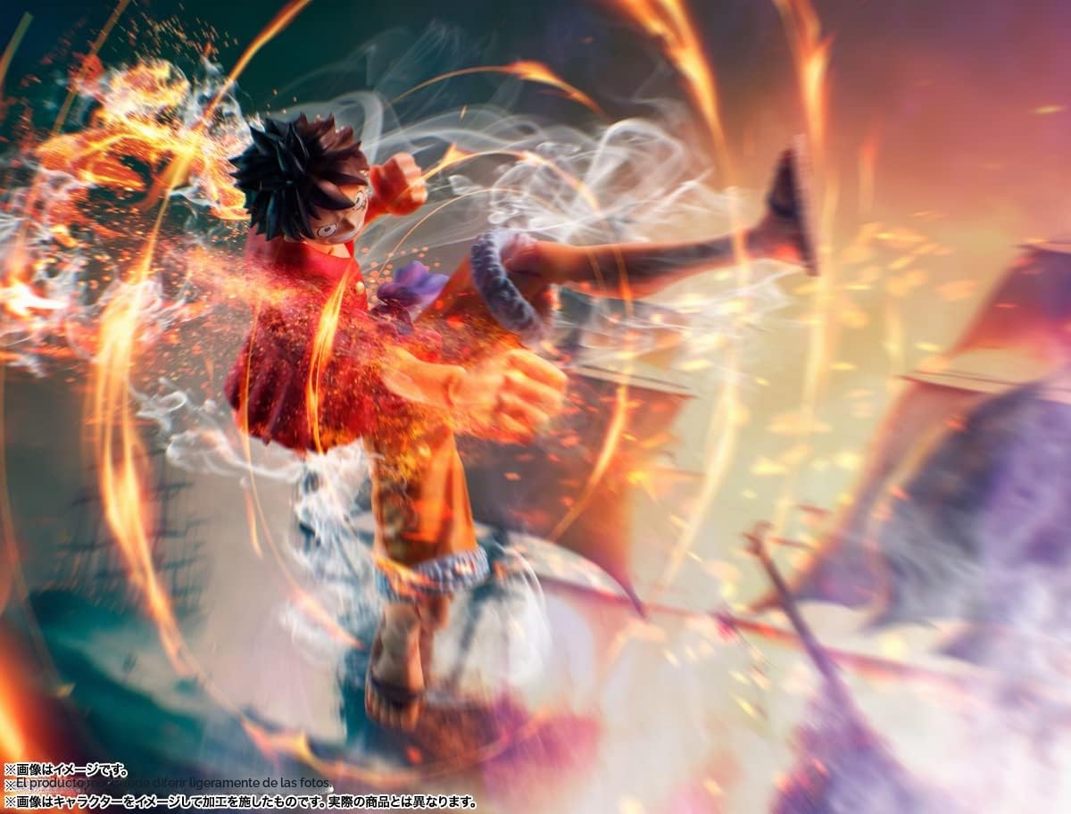 TAMASHII Nations - Figura de acción de One Piece Monkey.D.Luffy - Rai en Onigashima, Bandai Spirits S.H.Figuarts