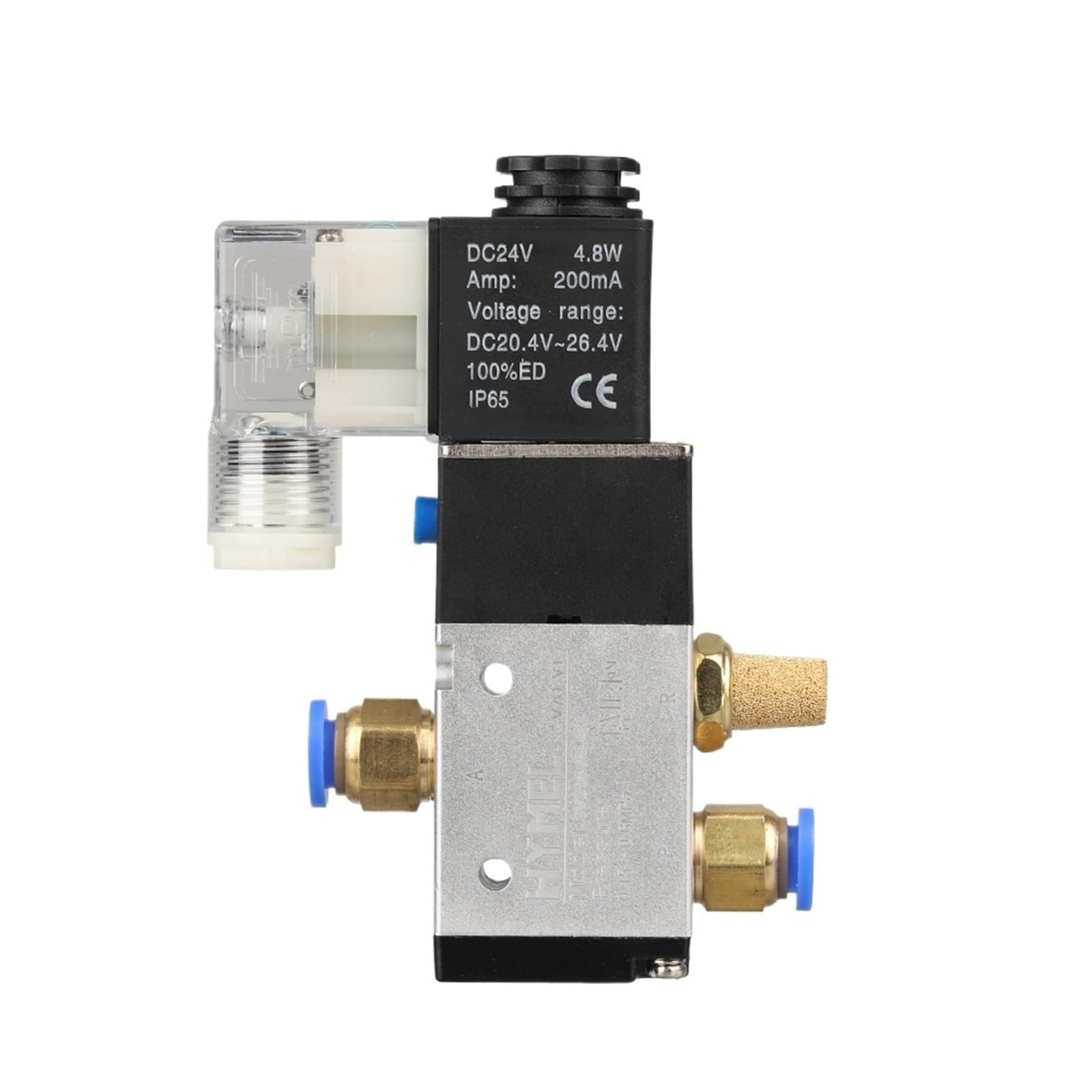 Électrovanne pneumatique 3V210-08 à commutation rapide et silencieux inclus