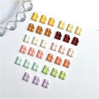 540Pcs Glow in The Dark Chocolate Nail Art Decorations, 3D Mini Resin Sweets & Desserts Charms for Acrylic Nails, DIY Gel Manicure Design, Salon Style Nail Accessories for Women (Mixed)