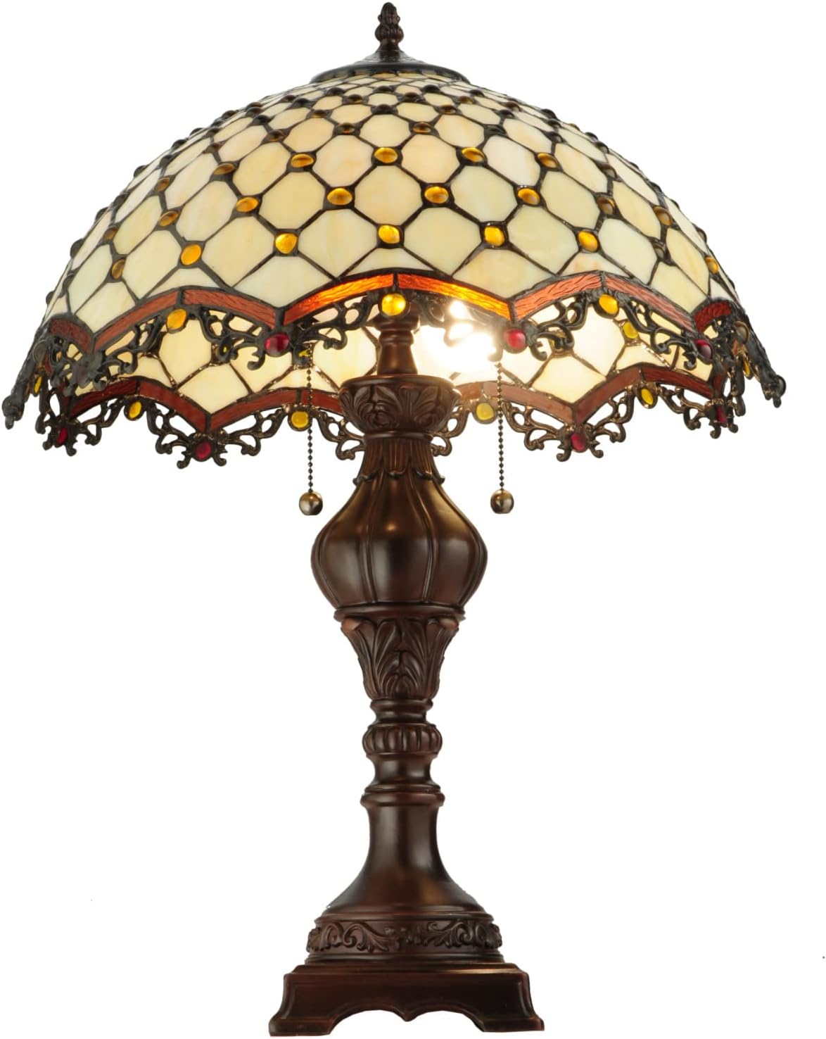 Meyda Tiffany 124834 24" H Jeweled Katherine Table Lamp