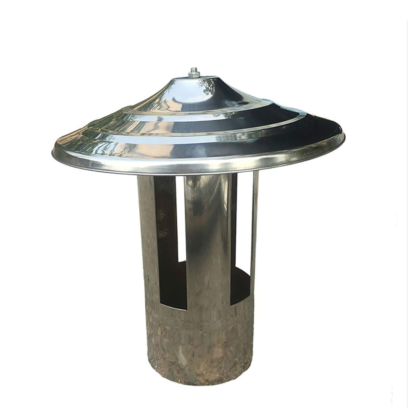 Capot de cheminée en acier inoxydable pour conduit de ventilation et protection pluie