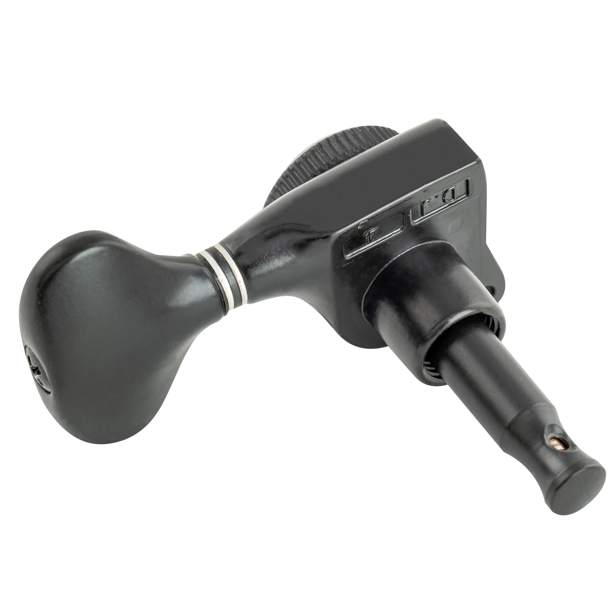 Musiclily Pro 3L+3R Ratio 18:1 Sellado Guitarra Clavijeros Bloqueo Clavijas de Afinación con Botones Y-Style Tornillo 45 Grados para Guitarra Eléctrica/Acústica tipo LP SG, Negro