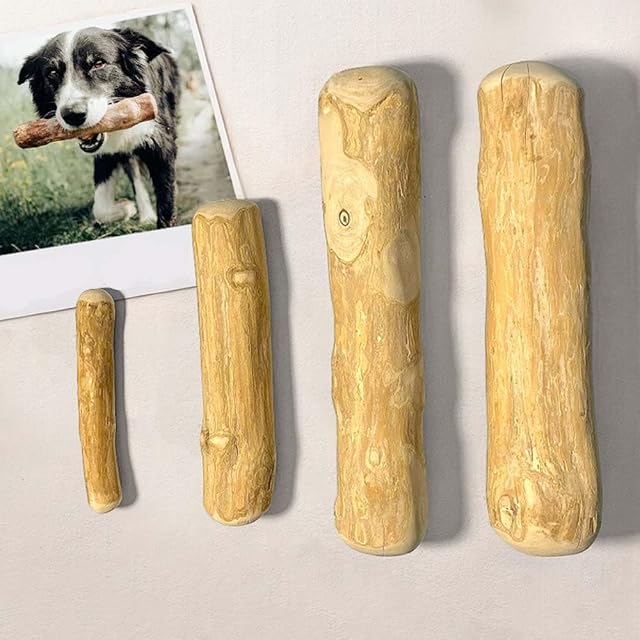 Foto 2 de 4 de SUPRAVIT Hueso de masticación natural de madera de café para perros M,Más de un palo de madera,emocionante…