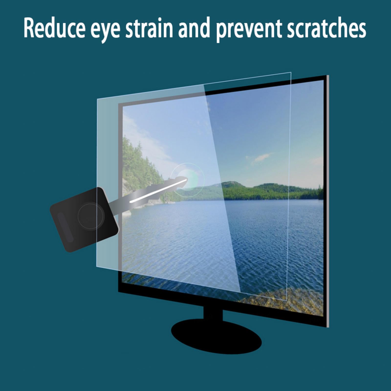 Protecteur d'écran Anti-lumière bleue – Mat/HD, Anti-reflets,Matte-40inch/875 * 483mm