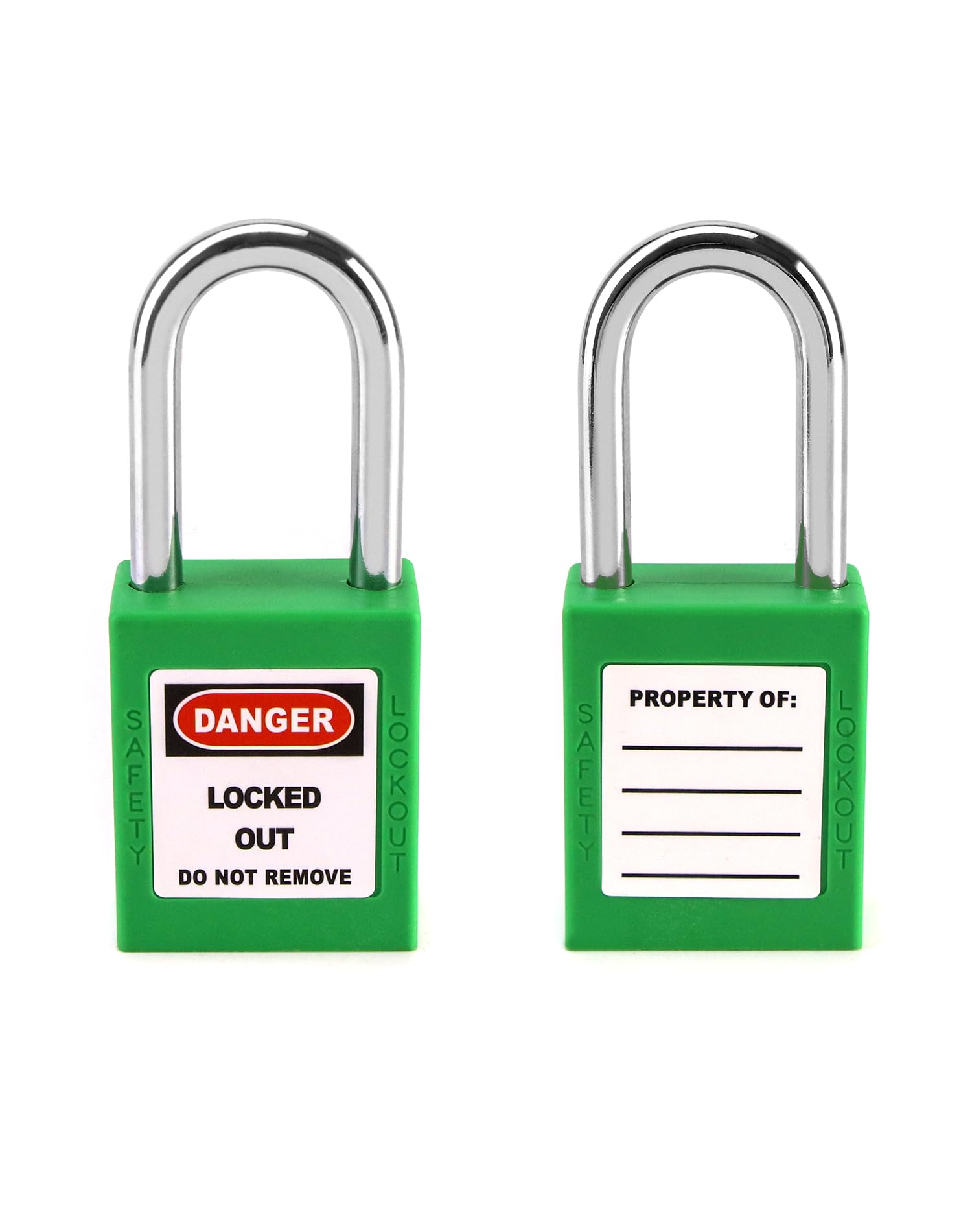 Snapklik.com : QWORK Lockout Tagout Locks, Safety Padlock, 10 Green ...