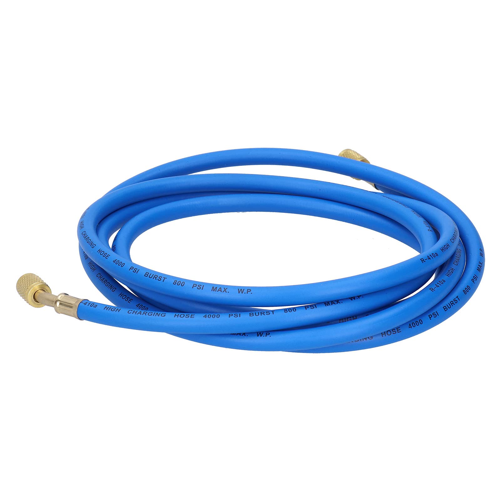 Atyhao Tubo di ricarica del refrigerante per aria condizionata, kit di tubi con manometro collettore SAE adattatori per tubi di ricarica per refrigerazione adatto per refrigerante tipo R-410a ()