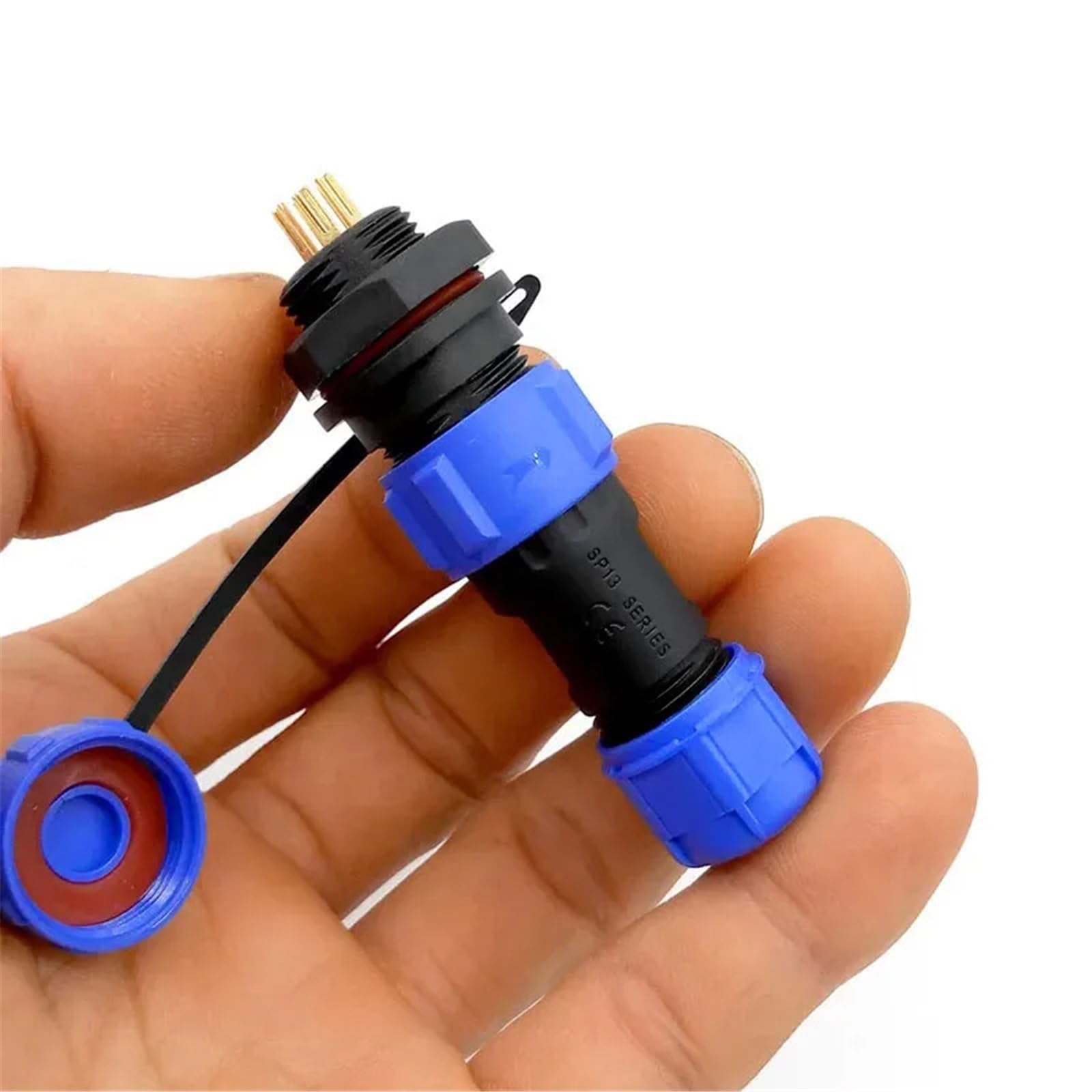 Conectores SP13 SP1310 de 4 Pines enchufe macho hembra IP68 impermeable para cables 8