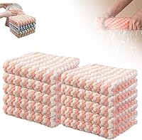 Vista 14 de Paño de Limpieza de Microfibra Engrosada, Toallas Reutilizables y Lavables Mejoradas para Secar y Lavar Platos, Toallas de Cocina para Coche, Cocina