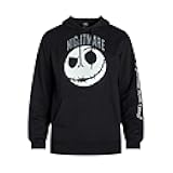 Disney The Nightmare Before Christmas NBC Hoodie Men's Jack Sweatshirt (Medium)