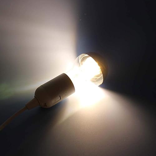 Miniatura 3 de Lxcom Lighting Bombilla LED A19 mitad cromada plateada de 8 W, regulable, bombillas de espejo con punta plateada equivalente a 80 W, blanco cálido