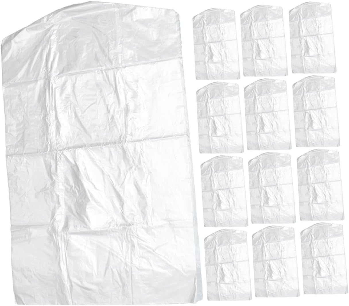 20pcs Garment Bags for Clothes Storage Dust Hanging Covers for Dry Cleaning Lightweight Suit Covers
