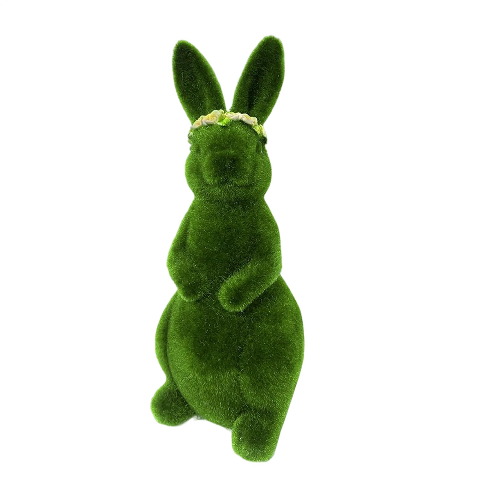 Figurine de lapin de Pâques en résine et mousse pour jardin extérieur et maison