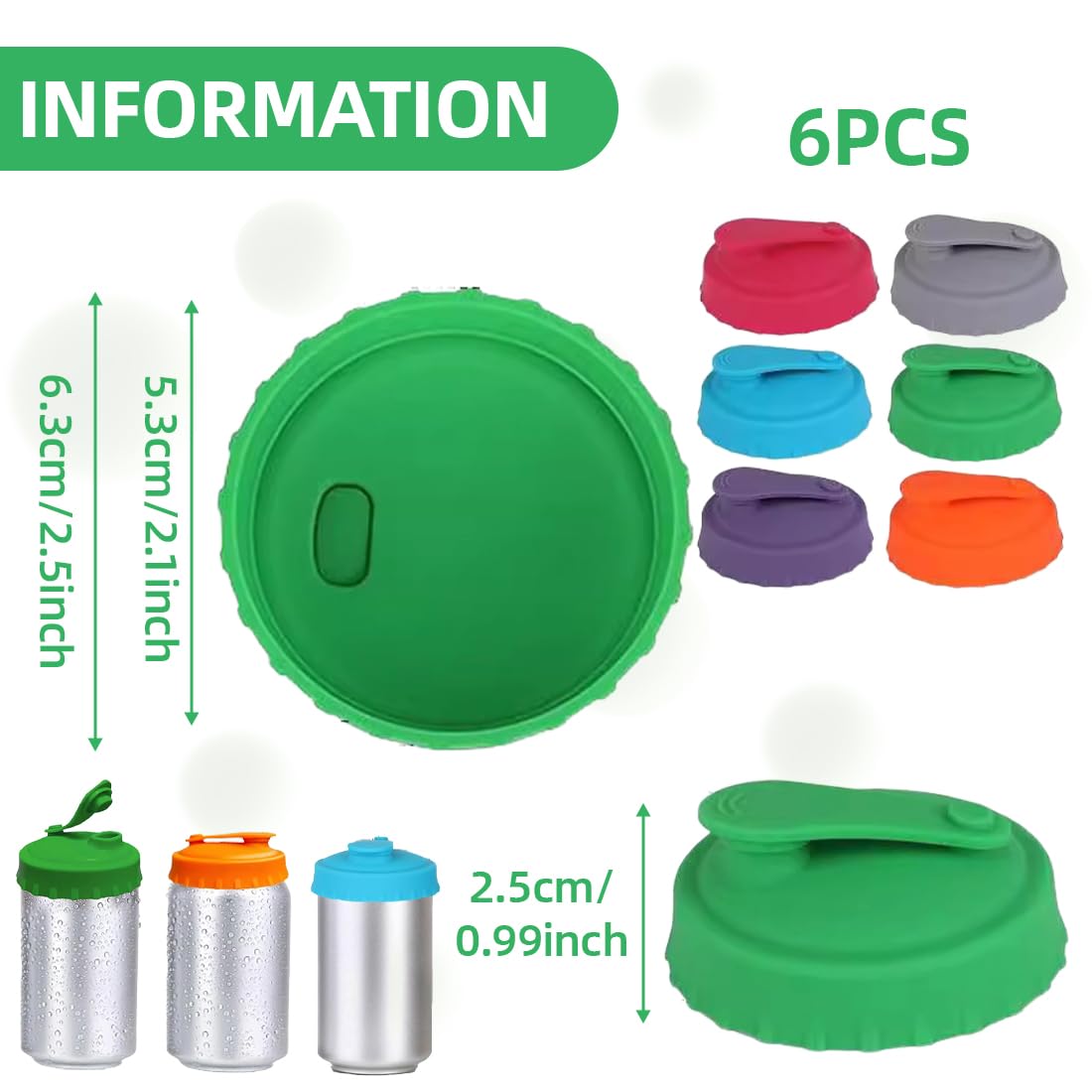 Coperchi Per Lattine In Silicone - Anti Fuoriuscite E Riutilizzabili