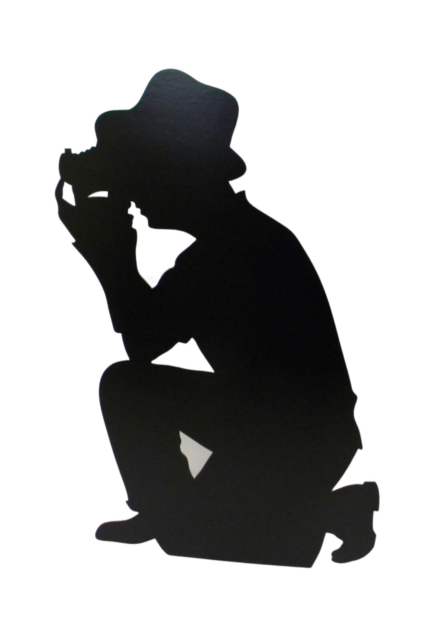 Star Cutouts Photographer Sc106 Silhouette Cardboard Cutout – Ideal For Studios, Photo Booths, Creative Events & Weddings