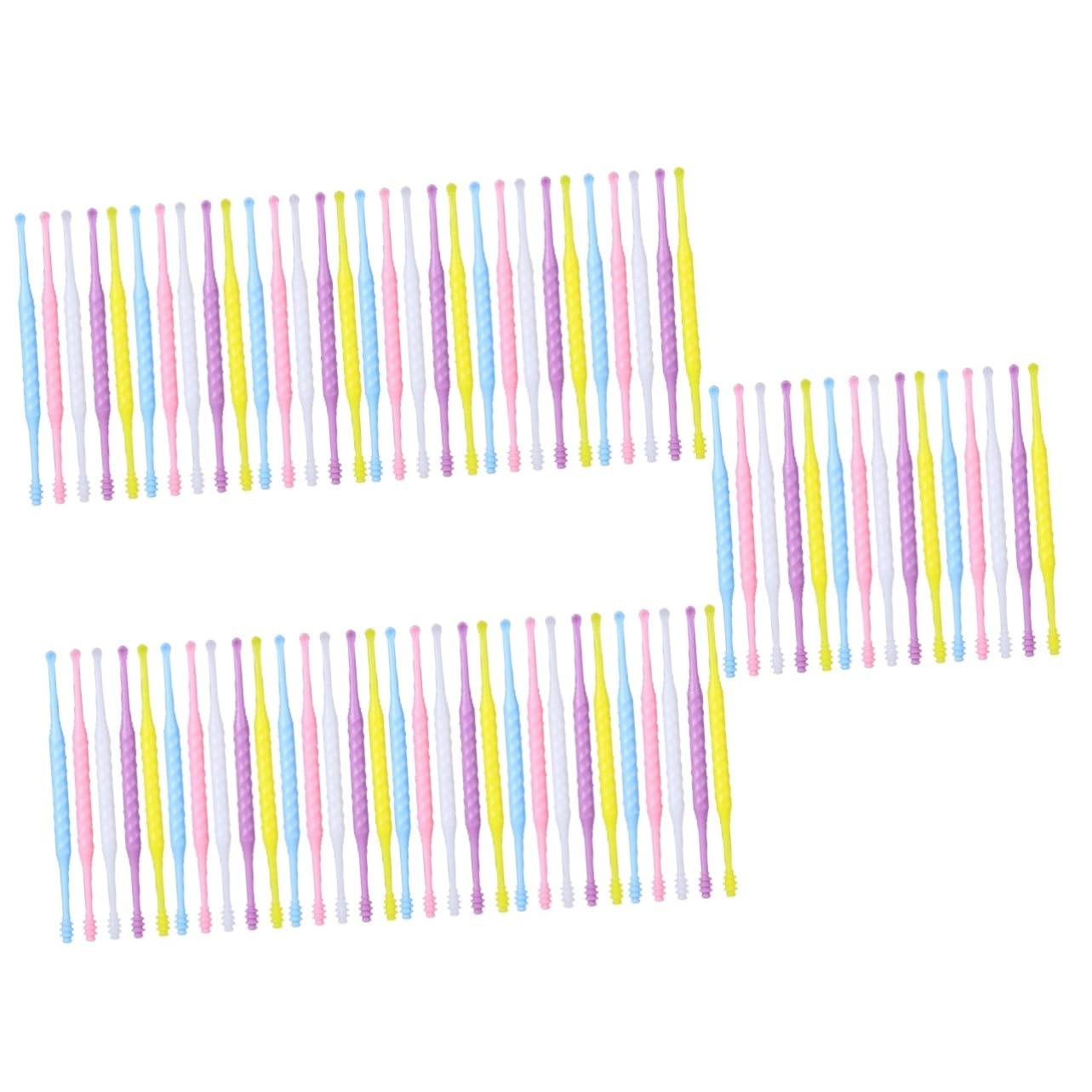 Healeved 5 Sets Spiral-ohrenschmalz-entfernungswerkzeug Ohrreinigungsset Doppelseitige Ohrlöffel Und -stäbchen Einwegartikel Für Sicheres Ohrenschmalzmanagement 20 Stück * 5