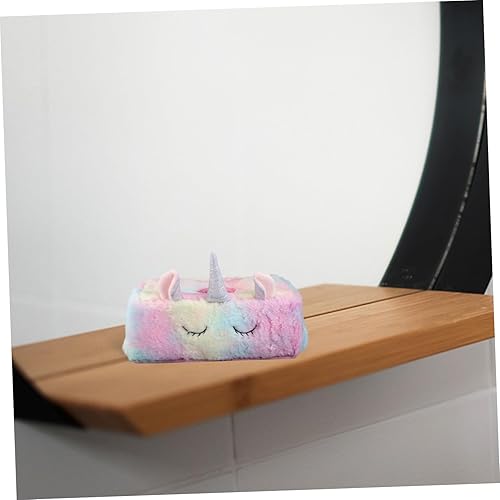 Miniatura 9 de 1 caja dispensador de pañuelos de escritorio, dispensador de pañuelos cubierta de servilleta bandeja de pañuelos contenedor único caja de pañuelos