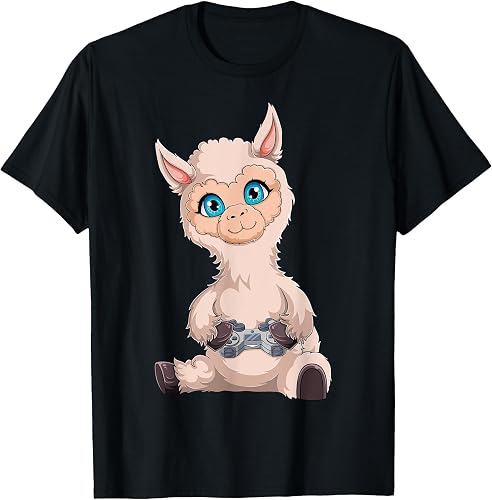 Video Gamer Llama Gaming Llama Pew Gamer Kids