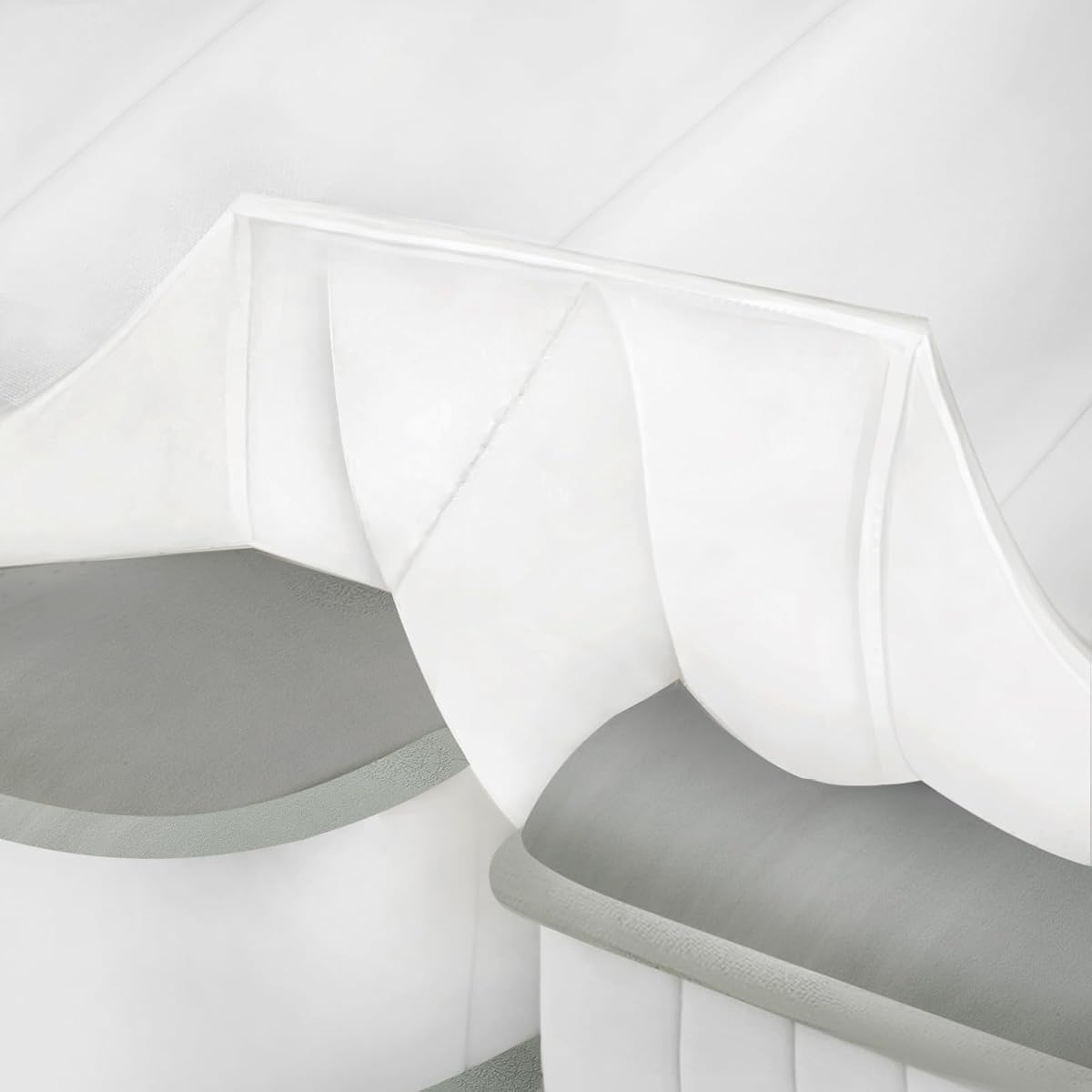 3-in-1 Bed Bridge Twin to King with Fitted Sheet|Split King Gap Filler for Adjustable Bed| 78"x 75"|White (Patent Licensing)