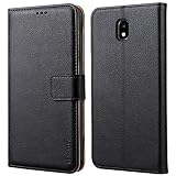 Peakally Samsung Galaxy J5 2017 Hülle, Premium Leder Tasche Flip Wallet Case [Standfunktion] [Kartenfächern] PU-Leder Schutzhülle Brieftasche Handyhülle für Samsung Galaxy J5 2017 5.2